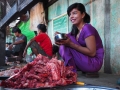 Myanmar Marktfrau