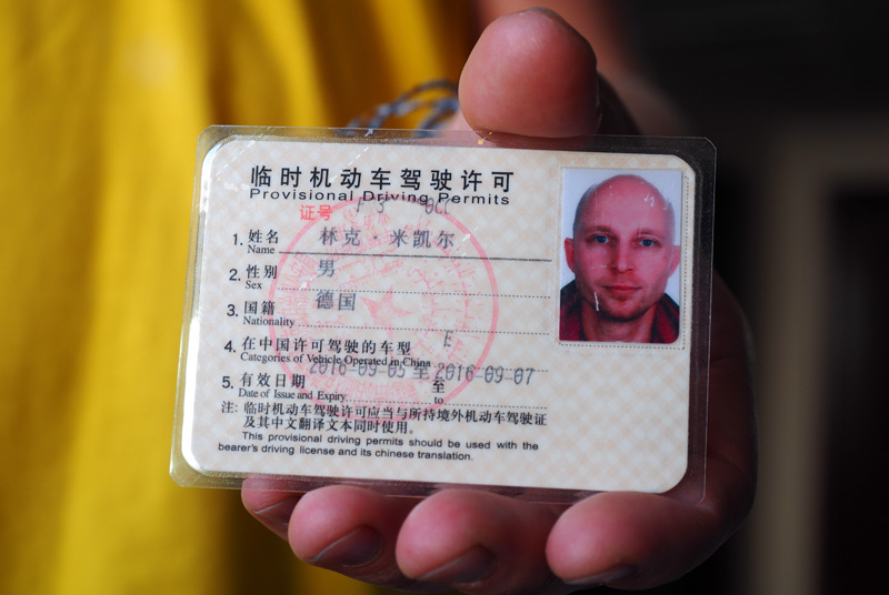 Führerschein für China